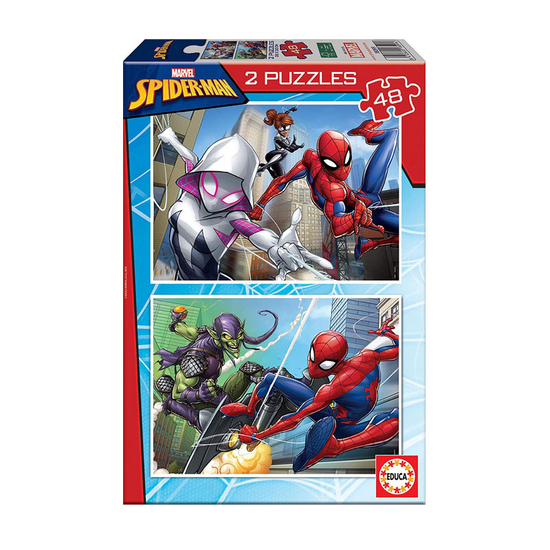 Distribuidor mayorista de Puzzles Spiderman Marvel 2x48pzs