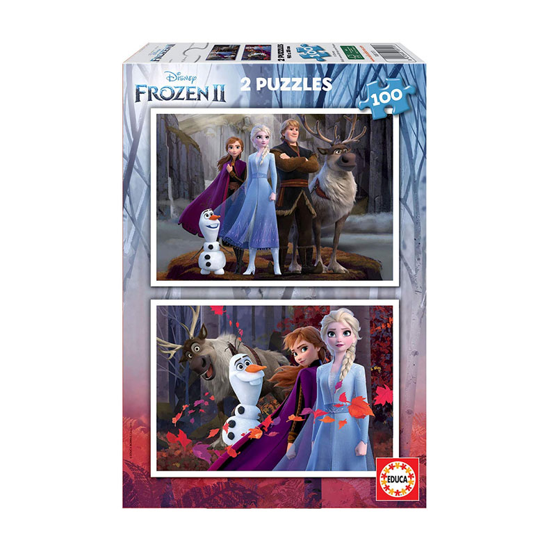 Distribuidor mayorista de Puzzles Frozen 2 Disney 2x100pzs