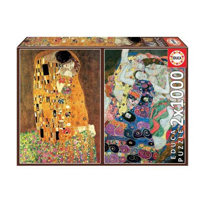 Wholesaler of Puzzle El Beso y La Virgen Gustav Klimt 2x1000pzs