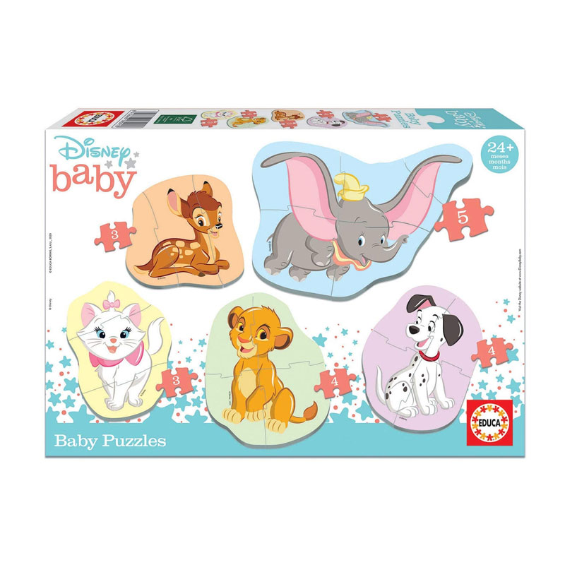 Baby Puzzle Animales Disney 3-4-5pzs