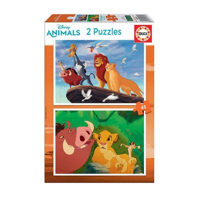 Wholesaler of Puzzles Rey León 2x48pzs