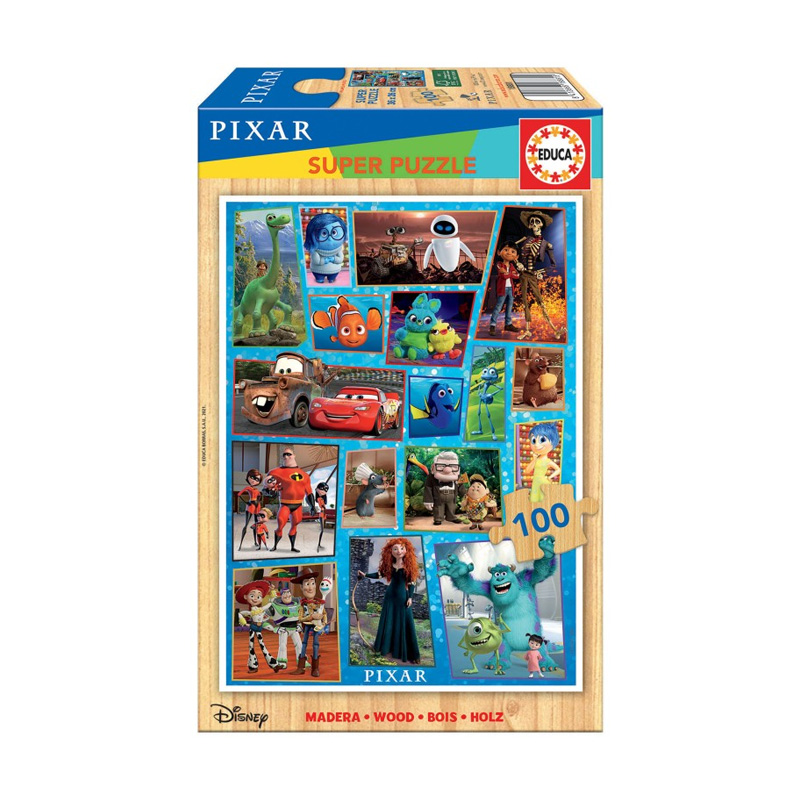 Puzzles madera Pixar 100pzs