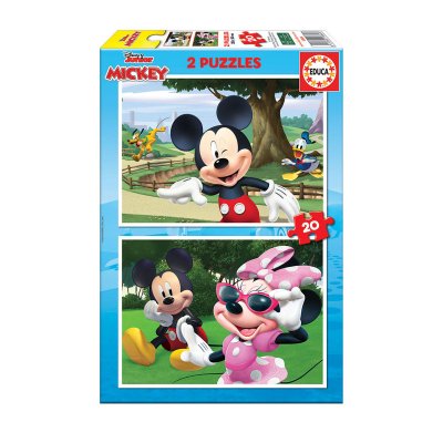 Wholesaler of Puzzles Mickey & Minnie 2x20pzs