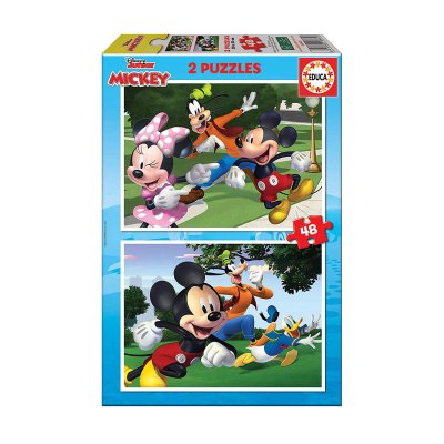 Puzzles Mickey & Friends 2x48pzs