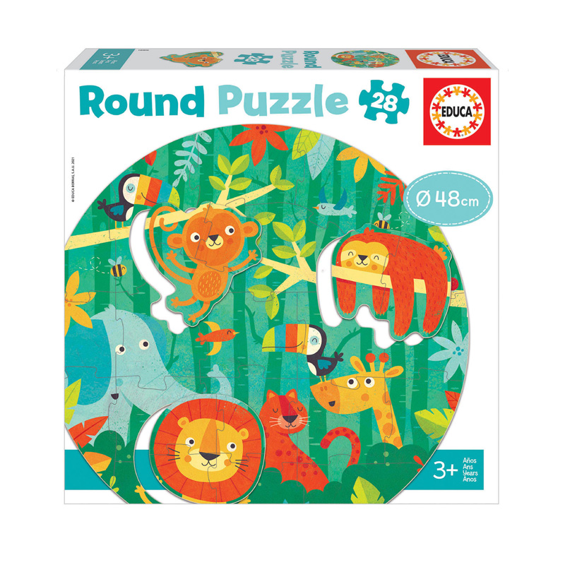 Puzzle Round La Selva 28pcs