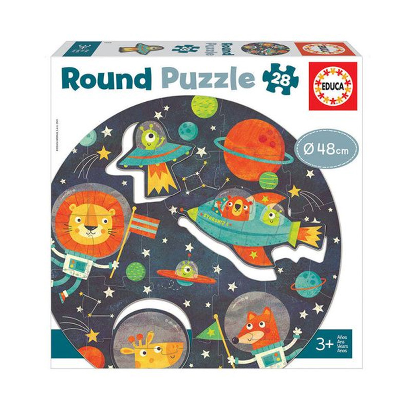 Puzzle Round El Espacio 28pcs
