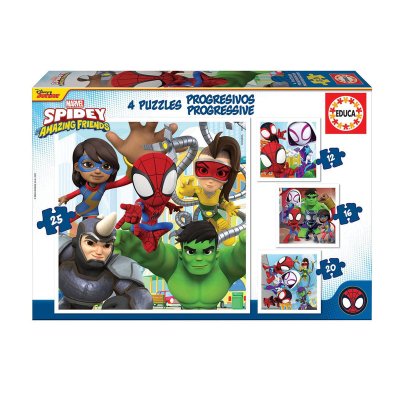 Wholesaler of Puzzles Progresivos Spidey & Amazing Friends 12-16-20-25pzs