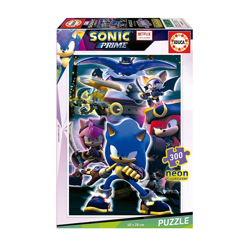 Distribuidor mayorista de Puzzle Sonic Prime Neon 300pzs