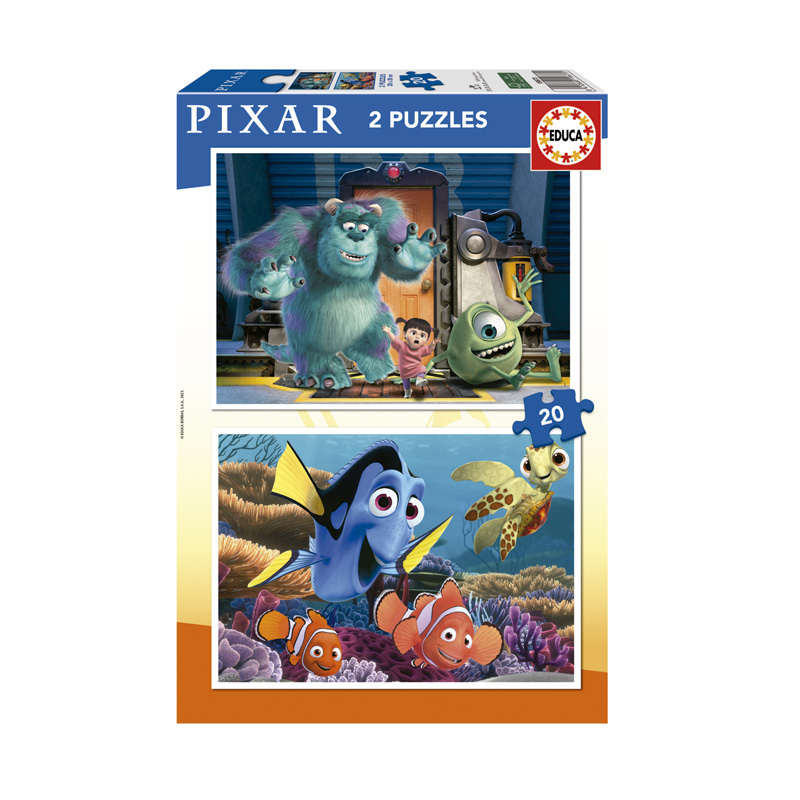 Puzzles Pixar 2x20pzs