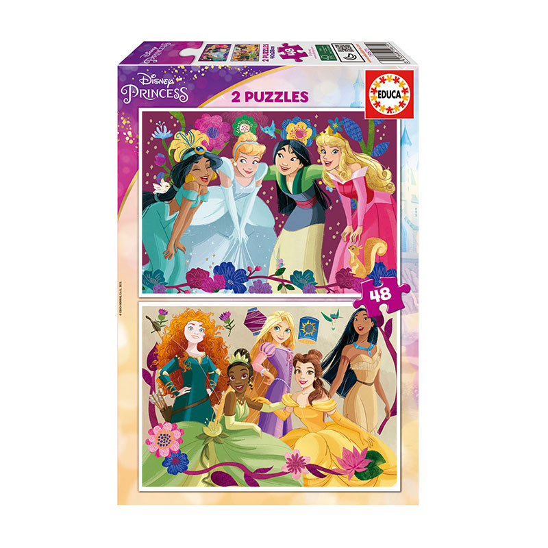Distribuidor mayorista de Puzzle Princesas Disney 2x48pzs