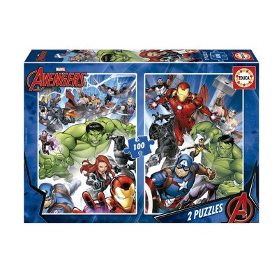 Wholesaler of Puzzles Los Vengadores Marvel 2x100pzs