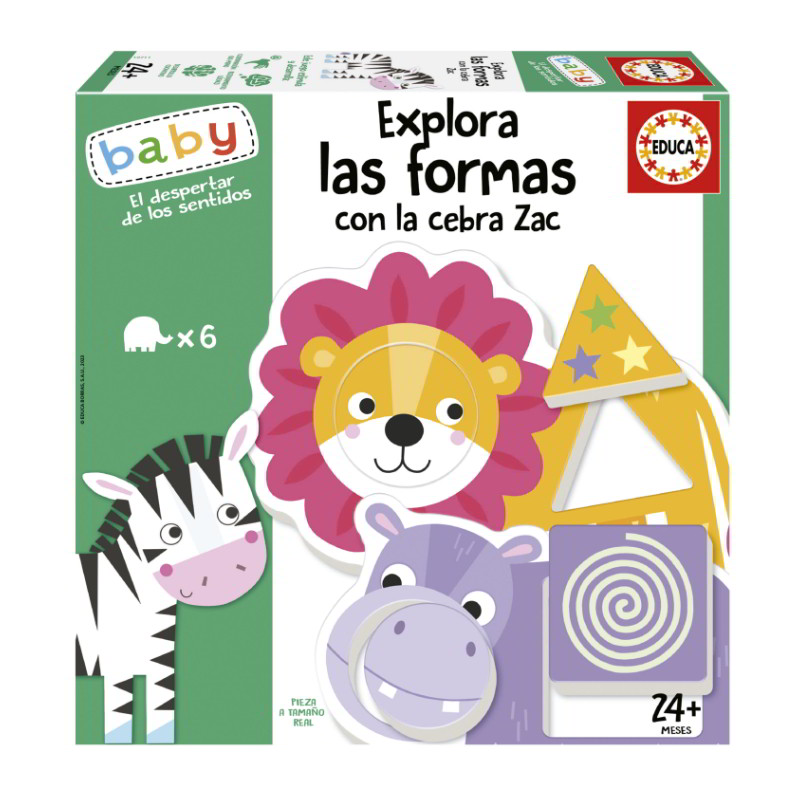 Baby Puzzle Explora las formas con la cebra Zac