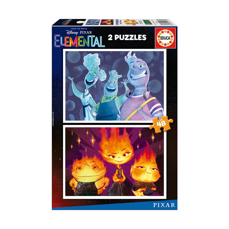 Wholesaler of Puzzle Elemental Pixar 2x48pzs