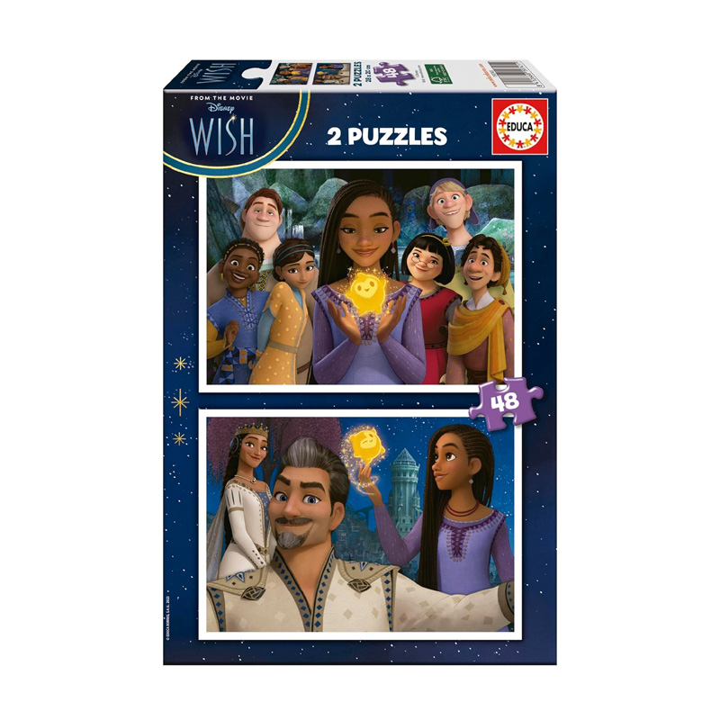 Wholesaler of Puzzle Wish Disney 2x48pzs