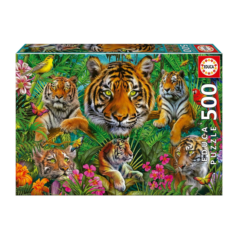 Wholesaler of Puzzle Jungla de tigres 500pzs