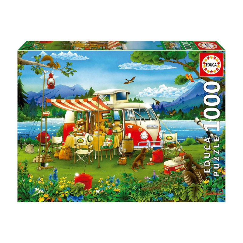 Puzzle Vacaciones en el campo 1000pzs