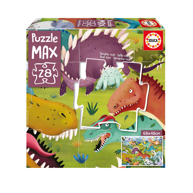 Puzzle Max Dinosaurios 28pcs