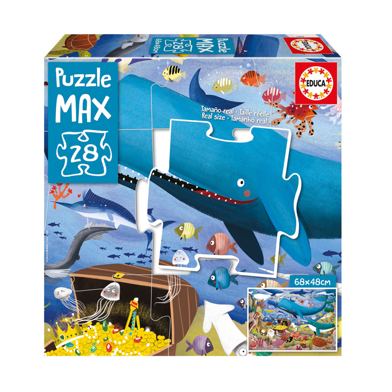 Puzzle Max Animales bajo el mar 28pcs