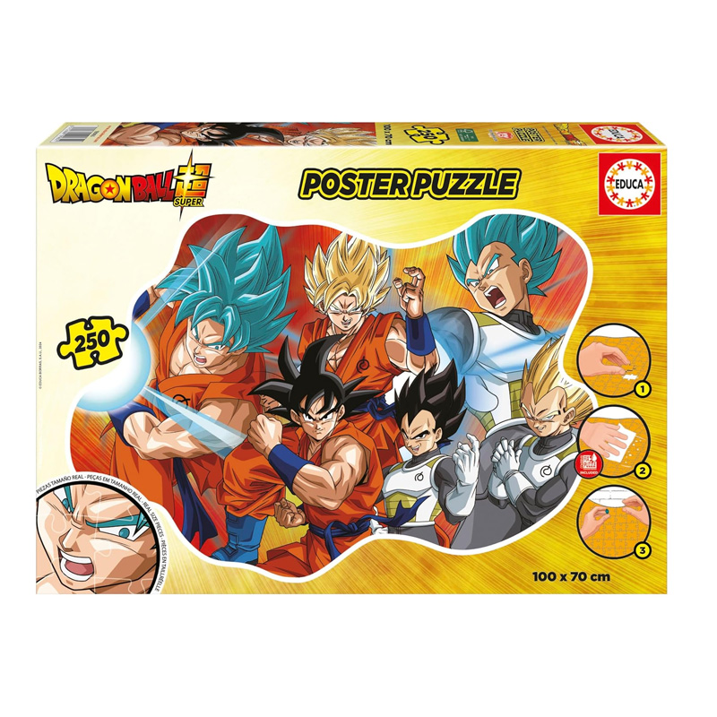 Puzzle Poster Dragon Ball Super 250pzs