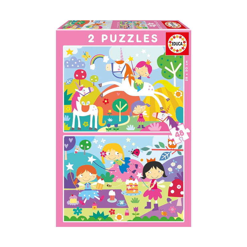 Wholesaler of Puzzle Mundo de fantasía 2x48pzs