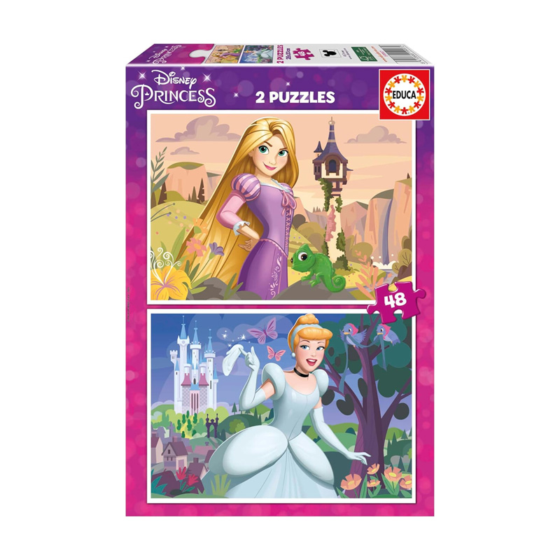 Puzzle 2x48pzs Princesas Disney 批发