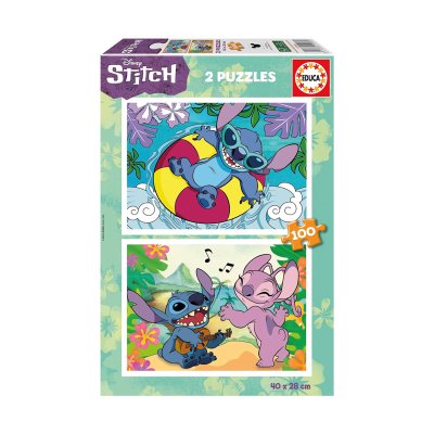 Puzzles 2x100pzs Stitch Disney