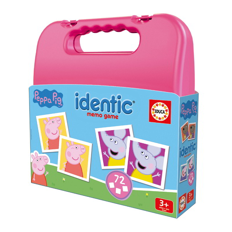 Maletín Juego Identic Memo Game Peppa Pig