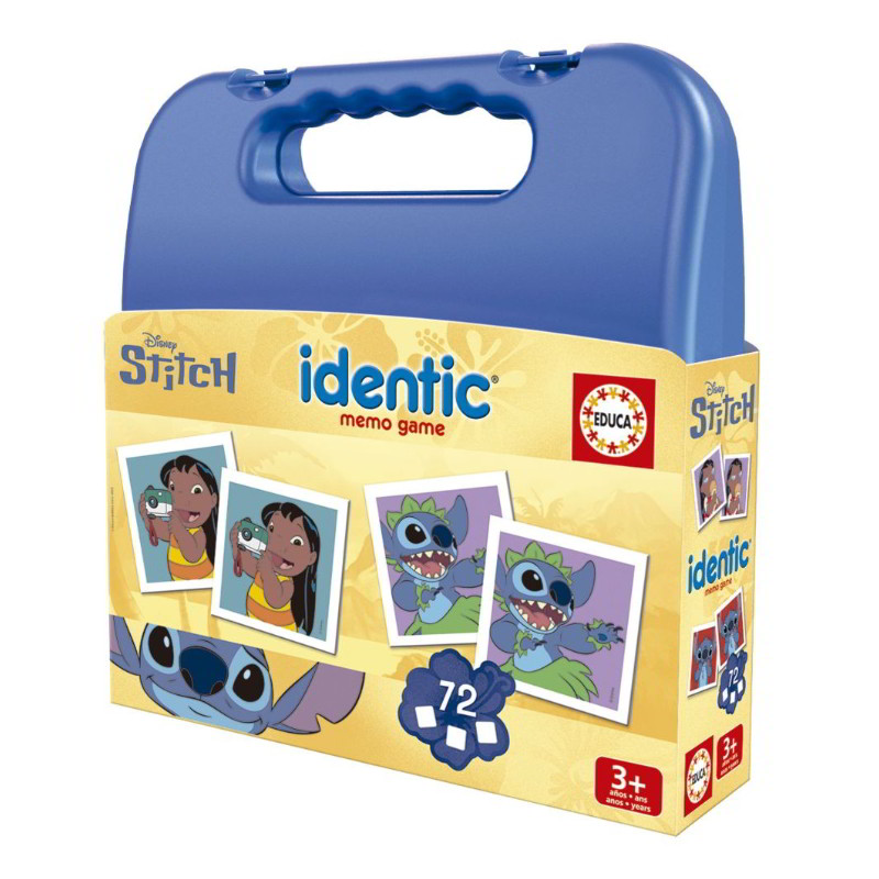 Maletín Juego Identic Memo Game Stitch