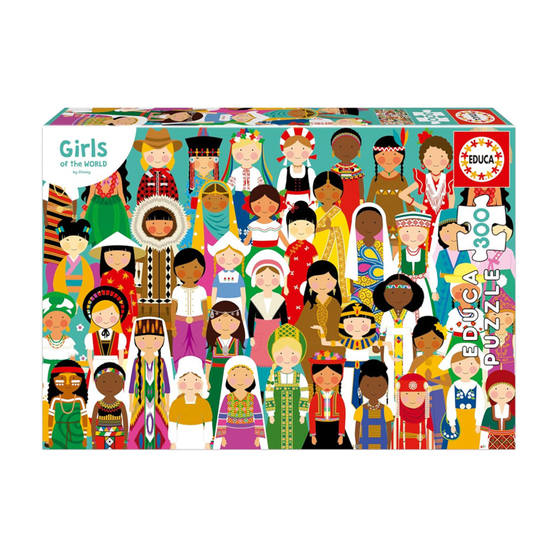 Puzzle Girls of the World 300pzs