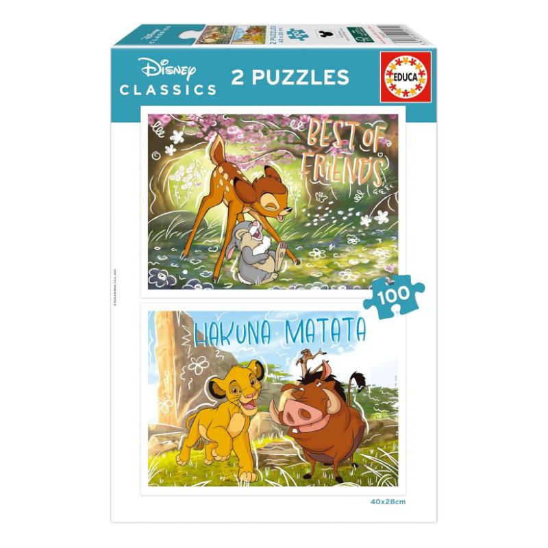 Distribuidor mayorista de Puzzles 2x100pzs Disney Classics