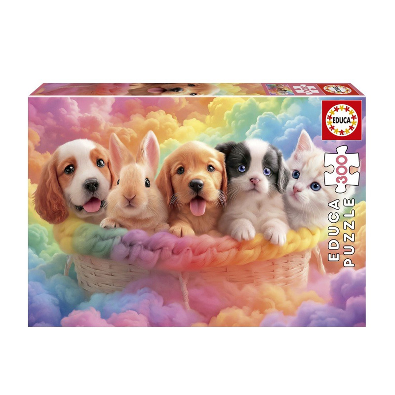 Puzzle Amigos del cesto 300pzs