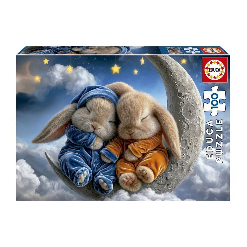 Puzzle Sueños de Conejitos 100pzs