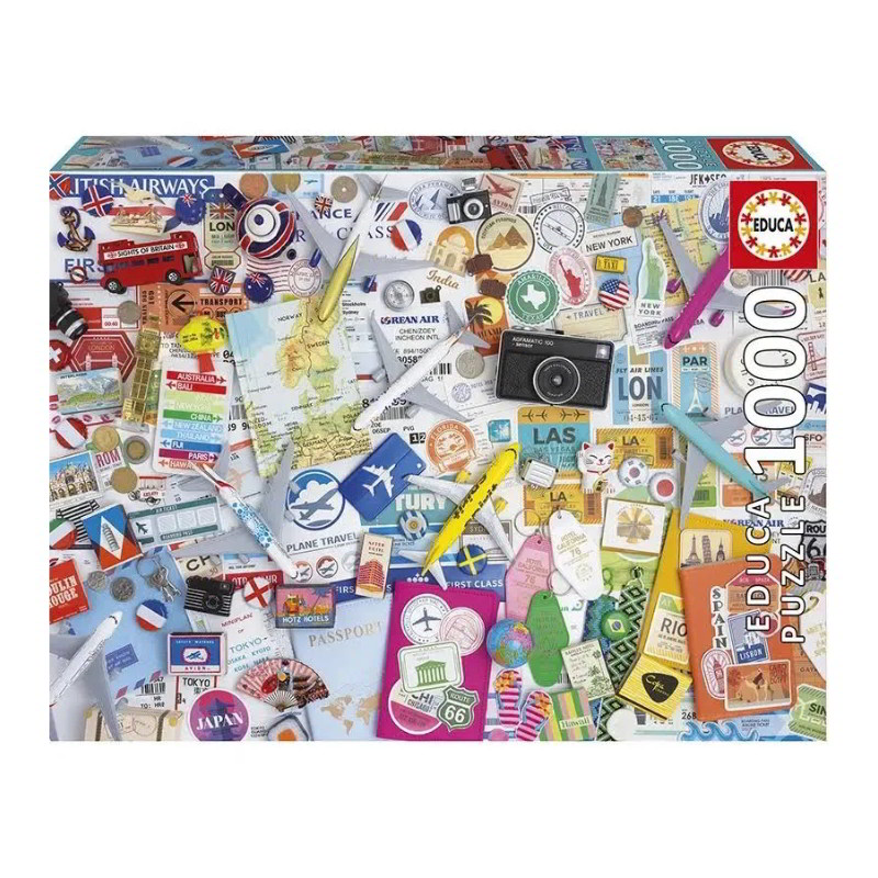 Distribuidor mayorista de Puzzle Collage de viajes 1000pzs