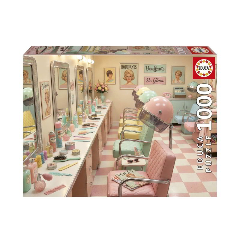 Puzzle Retro Glam Salon 1000pzs