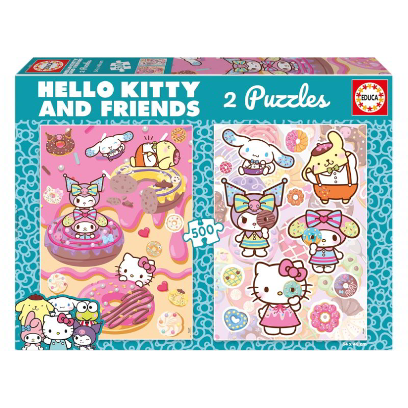 Distribuidor mayorista de Puzzles Hello Kitty & Friends 2x500pzs