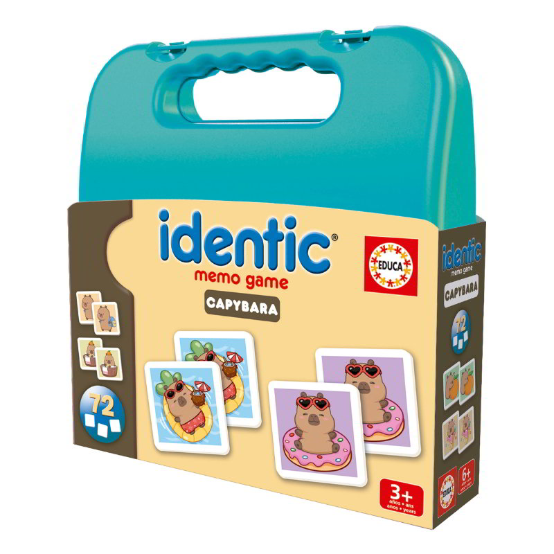 Maletín Juego Identic Memo Game Capybara