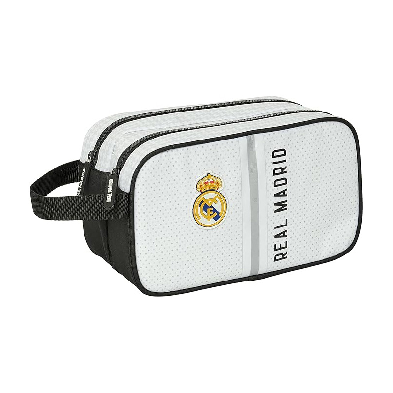 Neceser doble cremallera Real Madrid 26cm
