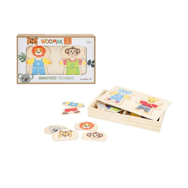 Puzzle animales Woomax 38pzs