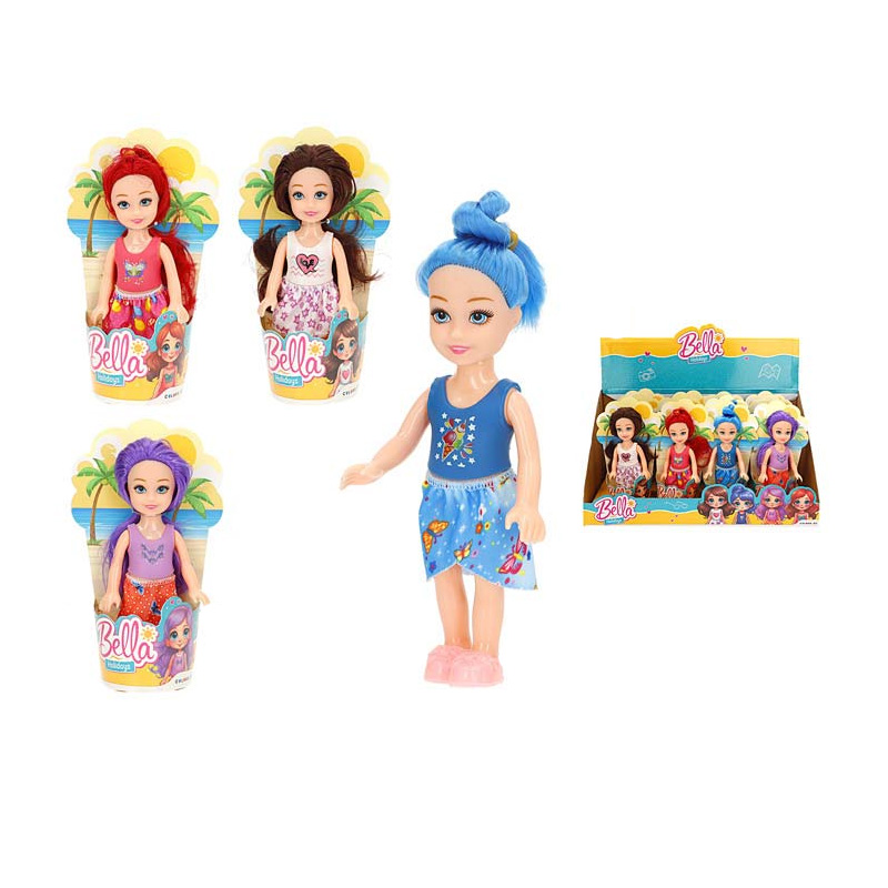 Expositor 12 muñecas Bella Holidays 15cm