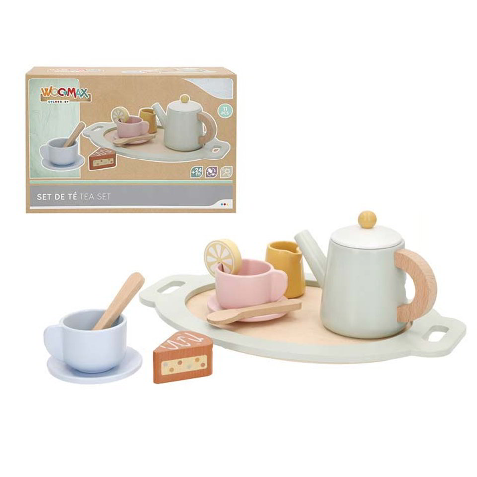 Juego de té madera Woomax