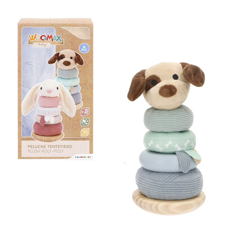 Juguete peluche tentetieso Woomax Baby - Perro