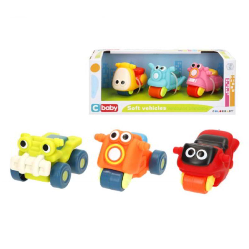 Juguete vehículos motos blanditos CBaby - modelos aleatorios