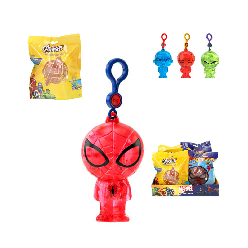 Sobre figura stretchy clip-on Spiderman Marvel - modelos aleatorios