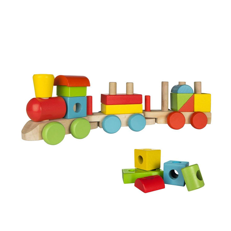 Tren de madera de juguete WOOMAX