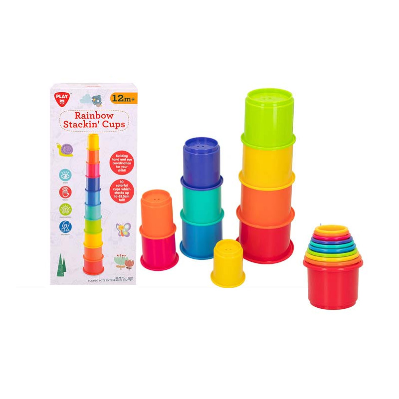 Juguete cubos apilables Arco Iris