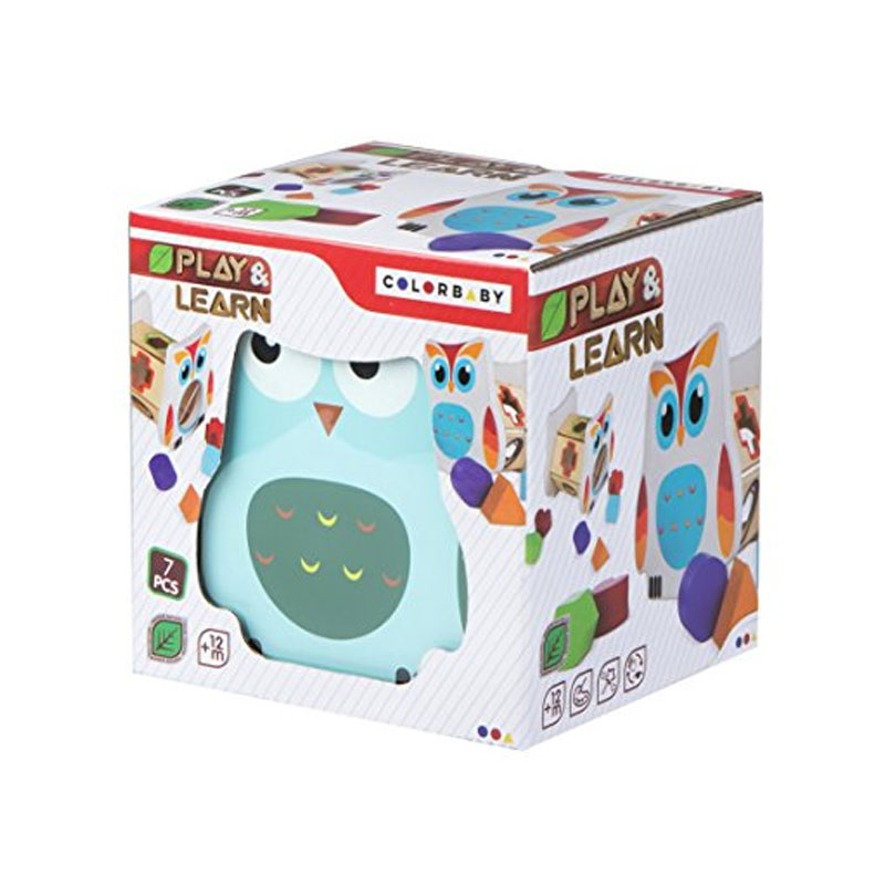 Distribuidor mayorista de Juego Búho formas madera Play & Learn