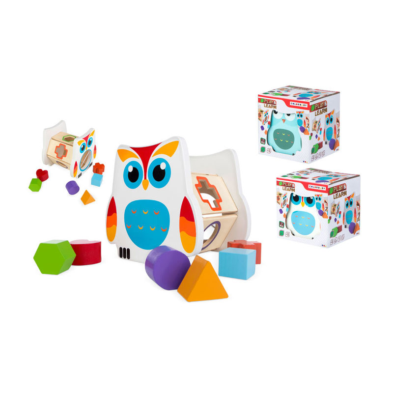 Distribuidor mayorista de Juego Búho formas madera Play & Learn