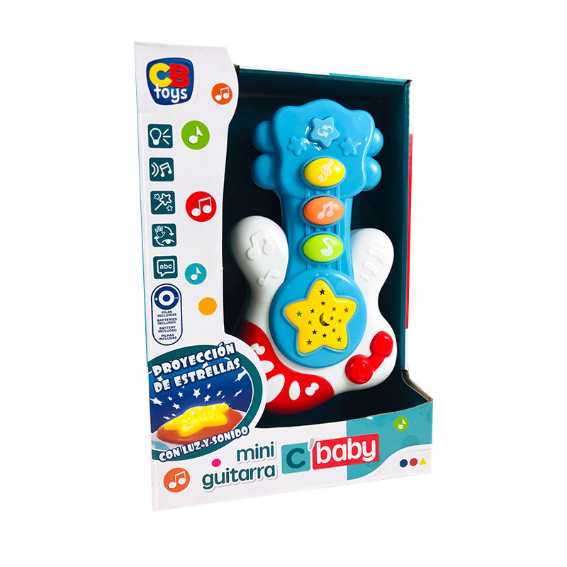 Juguete mini guitarra Cb toys - azul 批发