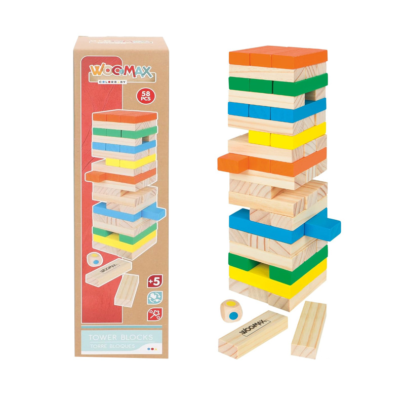 Wholesaler of Torre blocs madera 58plz Play & Learn