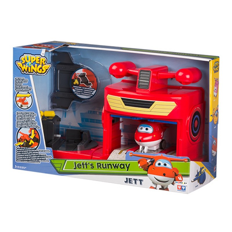Distribuidor mayorista de Set hangar y figura Super Wings Vroom 'n Zoom! - modelo Jett